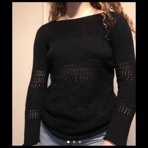 Black stripe sweater.